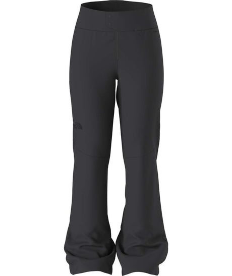 WSnogaPant-Black pants with a brand logo on a white background