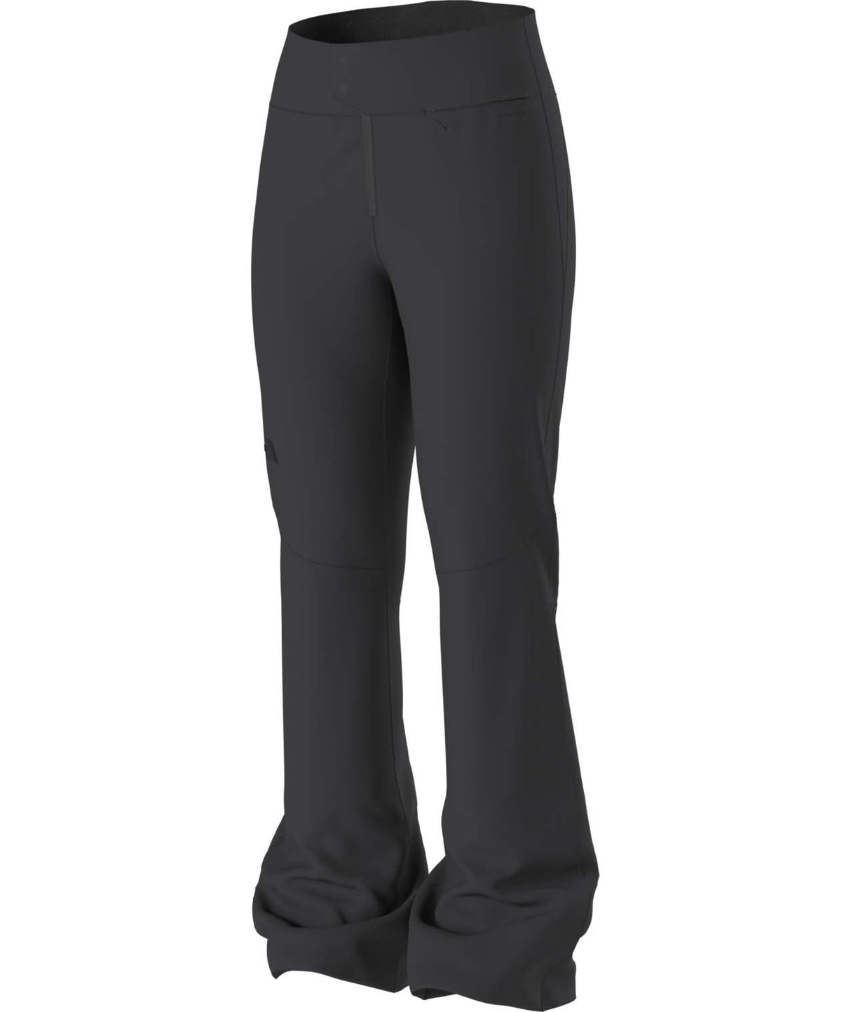 WSnogaPant-Black pants on a white background