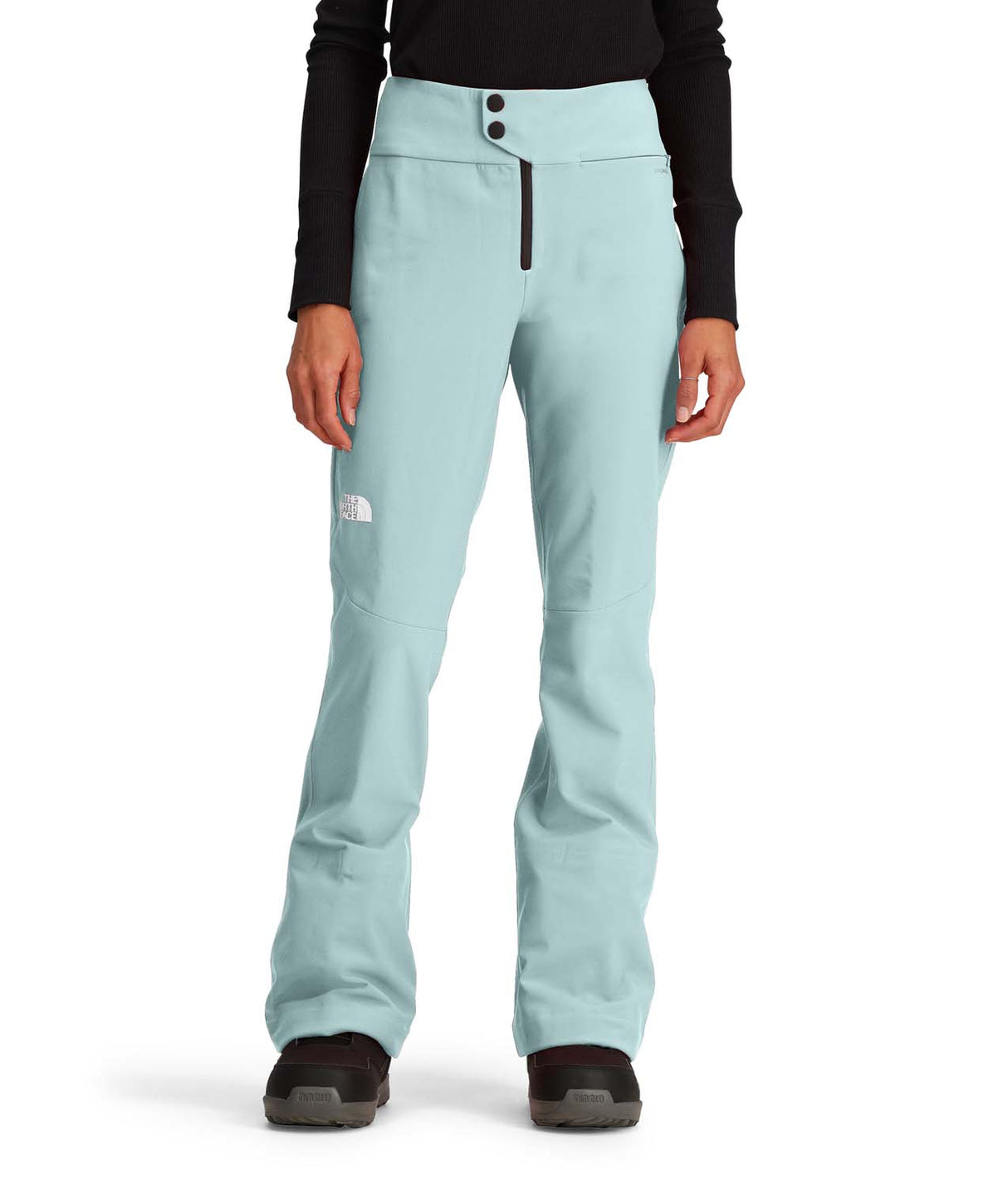 WSnogaPant-Light blue pants worn by a person on a white background