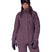 WSpiritInsulatedJacket-Person wearing a purple snowsuit with goggles on a white background