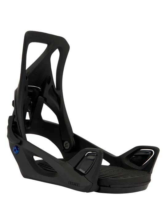 WStepOnReFlexSnowboardBindings-Black snowboard binding on a white background