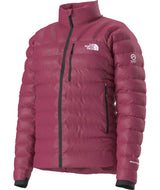 WSummitBreithornJacket-Maroon puffer jacket with The North Face logo on a white background