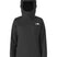 WSummitCasavalHoodie-Black jacket with The North Face logo on a white background