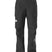 WSummitEastwallGTXPant-Black pants with brand logos on a white background