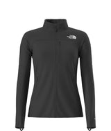 WSummitFUTUREFLEECEFullZipJacket-Black jacket with The North Face logo on a white background