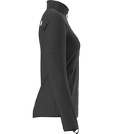 WSummitFUTUREFLEECEFullZipJacket-Black jacket with The North Face logo on a white background