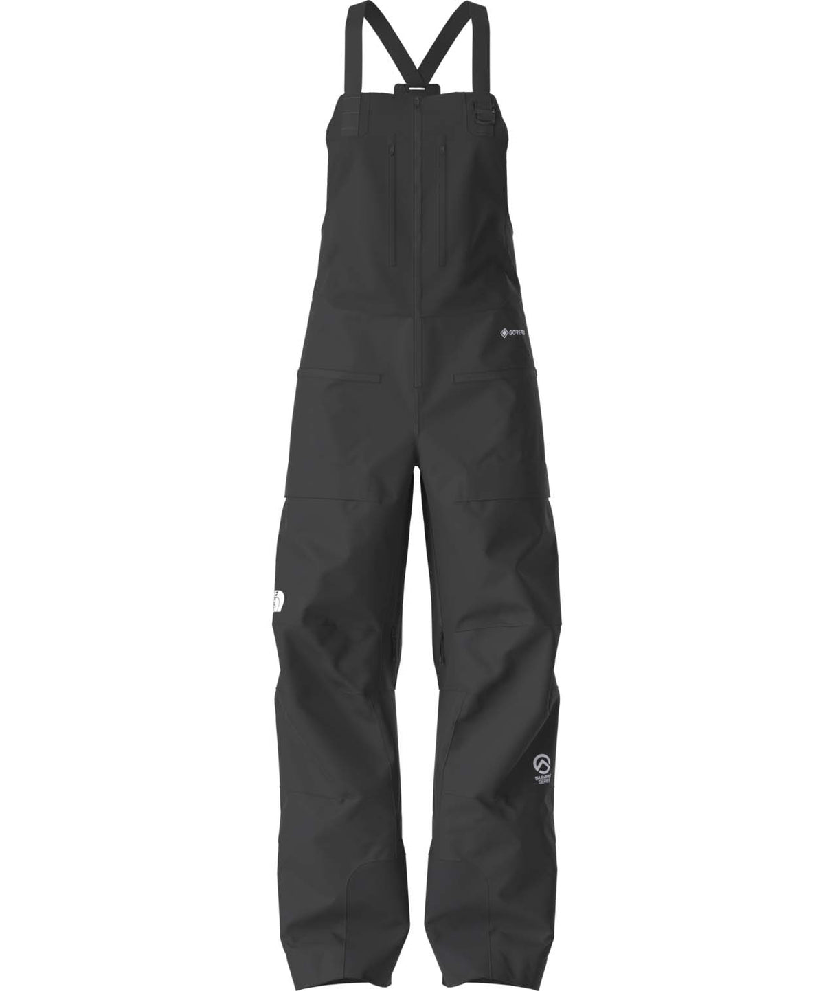 WSummitVerbierGTXBib-Black bib overalls on a white background