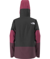 WSummitVerbierGTXJacket-Black and maroon jacket with The North Face logo on a white background