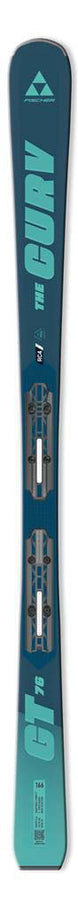 WTHECURVGT76_RSW10PR-A single ski shown vertically against a plain white background, with visible bindings and a small printed logo near the top.