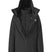 WTHERMOBALLSnowTriclimate-Black jacket with a hood on a white background