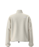 WTNFFleeski1_4ZipPullover-Beige fleece jacket on a white background