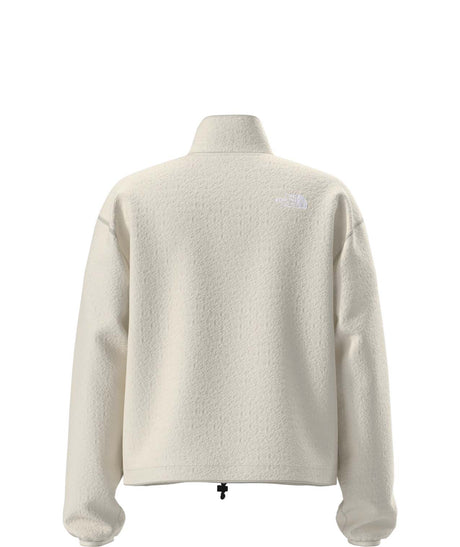 WTNFFleeski1_4ZipPullover-Beige fleece jacket on a white background