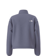 WTNFFleeskiFullZipJacket-Purple fleece jacket with The North Face logo on a white background