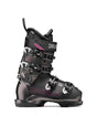 Veloce75MVW-Black ski boot with visible branding on a white background