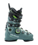 WVeloceSpace95BOA-Gray ski boot with green accents and 'DALBELLO' branding on a white background