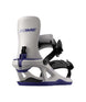 WVoltFase-White and purple snowboard binding with 'Rome' branding on a white background