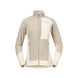 Lofoten Warm2 Jacket -Beige fleece jacket with a brand logo on a white background