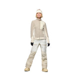 Lofoten Warm2 Jacket -Beige fleece jacket with a brand logo on a white background