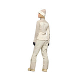 Lofoten Warm2 Jacket -Beige fleece jacket with a brand logo on a white background