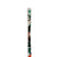 WallischShorty7.0- White Line Ski with paint splatter design on a white background