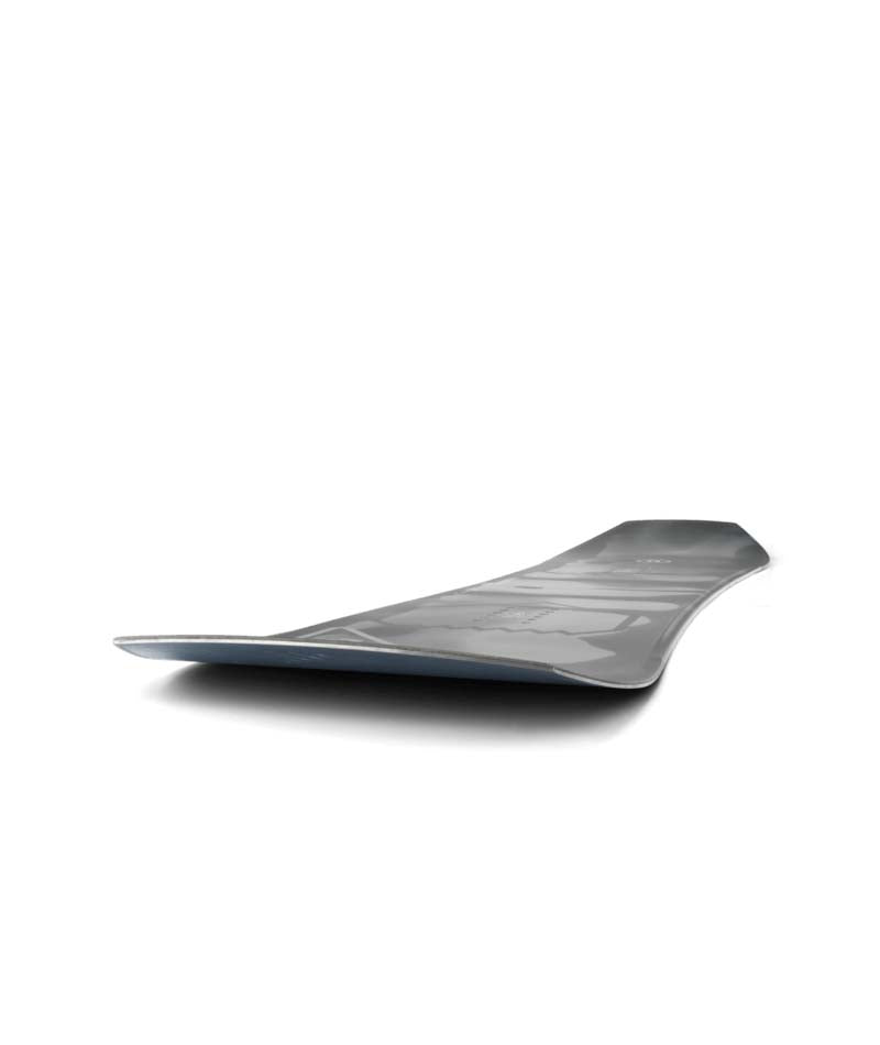 Warpig- Black and grey snowboard on a white background