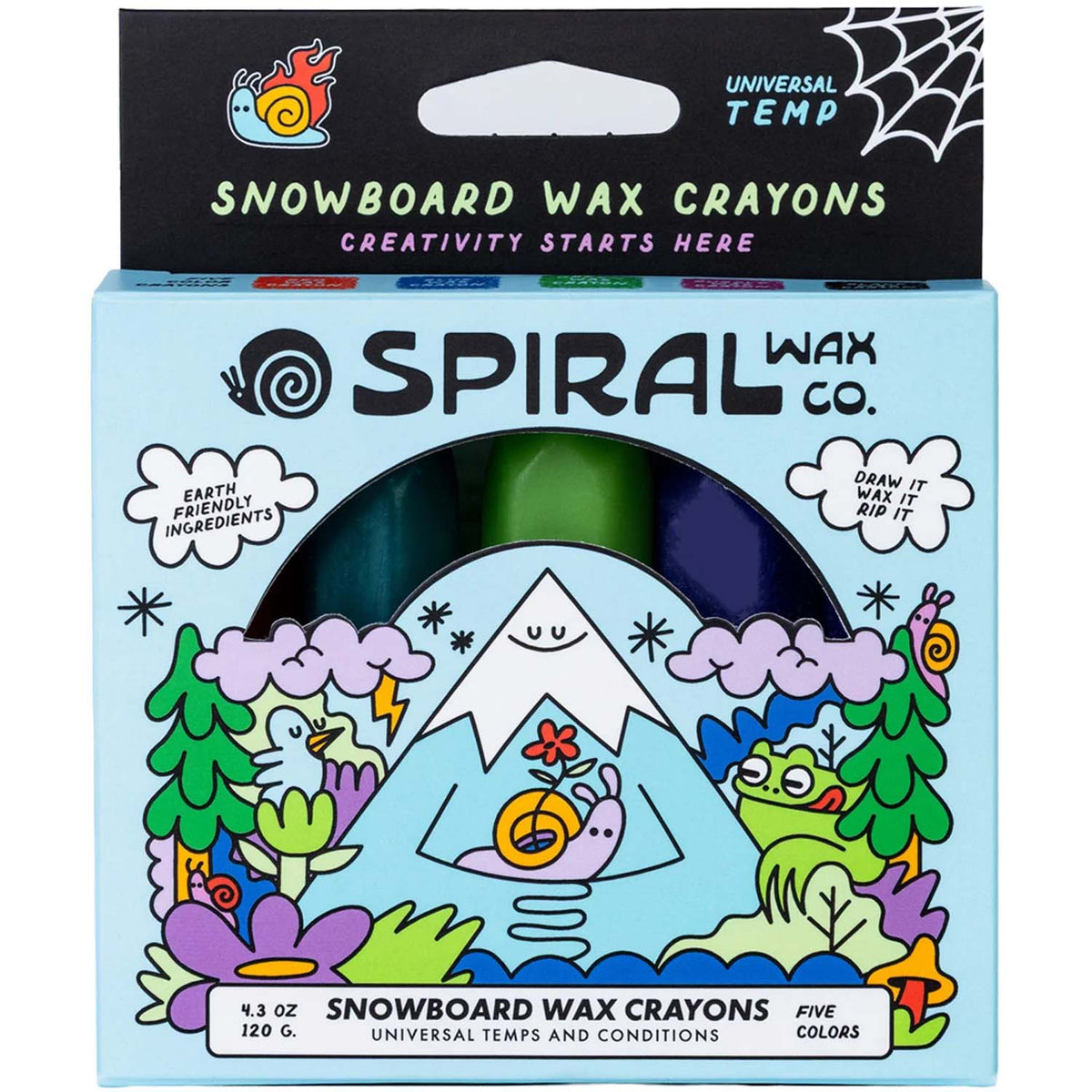 Spiral Wax Wax Crayons 2027