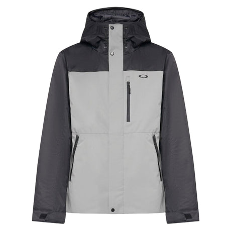 WestviewJkt-Two-tone gray and black jacket on a white background