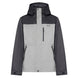 WestviewJkt-Two-tone gray and black jacket on a white background