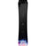 Whatever- Black snowboard with colorful bottom design on a white background