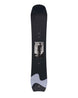 WhateverXPetrovsky- Black snowboard with a graphic of a person on a white background
