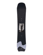 WhateverXPetrovsky- Black snowboard with a graphic of a person on a white background