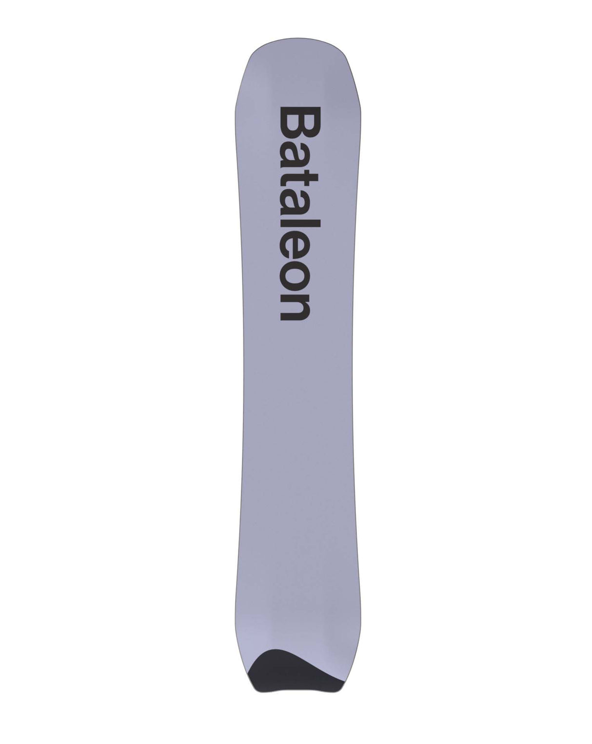 WhateverXPetrovsky- Black snowboard with a graphic of a person on a white background