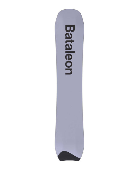 WhateverXPetrovsky- Black snowboard with a graphic of a person on a white background