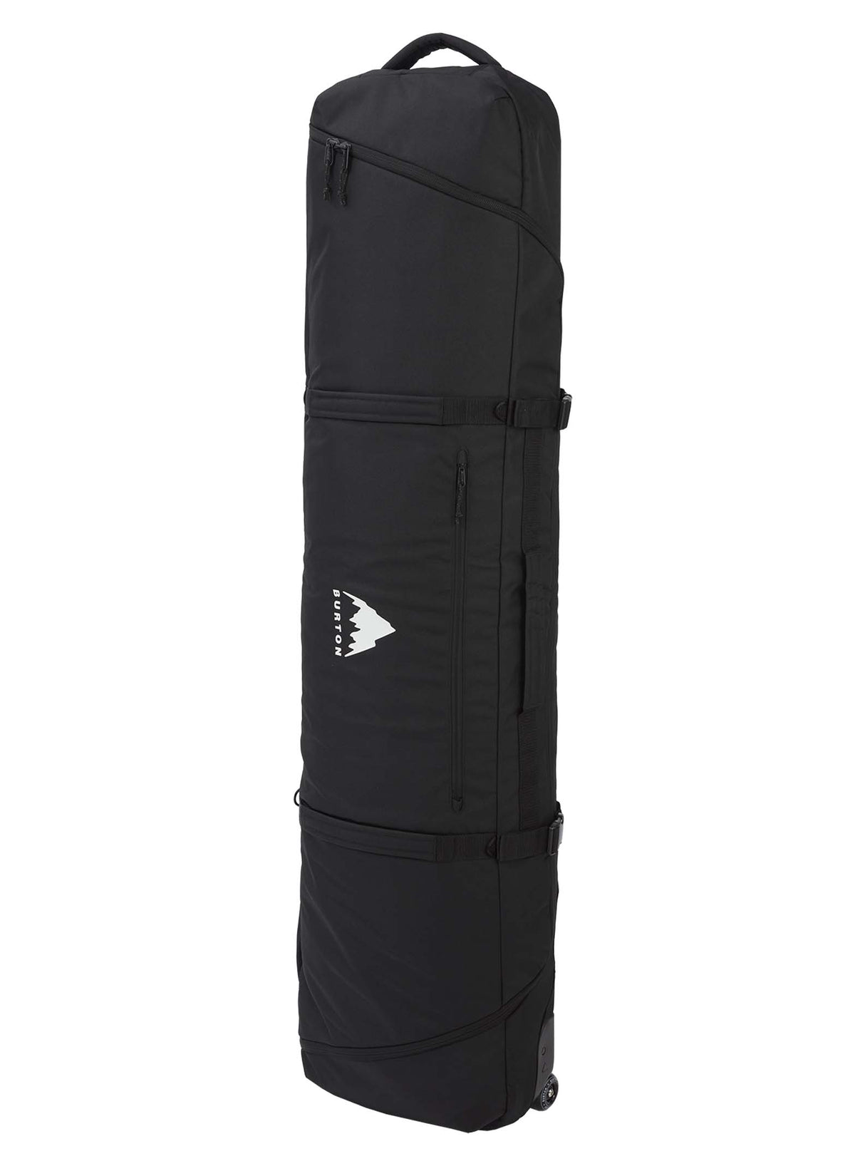 WheelieGigSBBag-Black ski bag with a logo on a white background