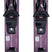 Wildcat80CEL9GWShift- Light pink and purple ski on a white background