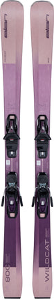 Wildcat80CEL9GWShift- Light pink and purple ski on a white background
