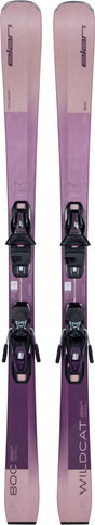 Wildcat80CEL9GWShift- Light pink and purple ski on a white background