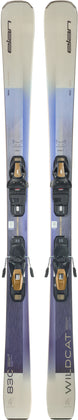 Wildcat83CEL9GWShift- Cream and light blue ski on a white background