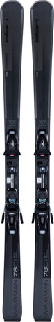 Wingman78CEL10GWShiftX- Black ski on a white background