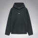 WintertideScratchedHoodie-A dark charcoal gray hooded sweatshirt with a small white Oakley logo on the left chest, displayed against a neutral gray gradient background.