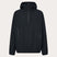 WintertideSoftshellHoodie-Black hooded jacket on a light gray background