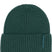 WoolBlendBeanie-Green knit beanie with The North Face logo on a white background