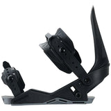 WorksSnowboardBinding- Rossignol two strap snowboard binding displayed on a white background