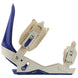 WorksSnowboardBinding- Rossignol two strap snowboard binding displayed on a white background
