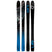 Wunderstick100- Black and blue Lib Tech skis on a white background