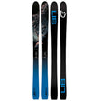Wunderstick100- Black and blue Lib Tech skis on a white background