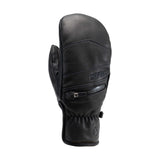 X-CellUnderMitt-Black leather mitt with a brand logo on a white background