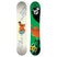 XXXFavaPro- Two views of a snowboard with colorful designs on a white background