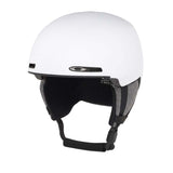 YouthMOD1MIPS-White helmet with black interior and straps on a white background