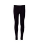 YouthPerformanceStretchBottoms- Black baselayer bottoms on a white background
